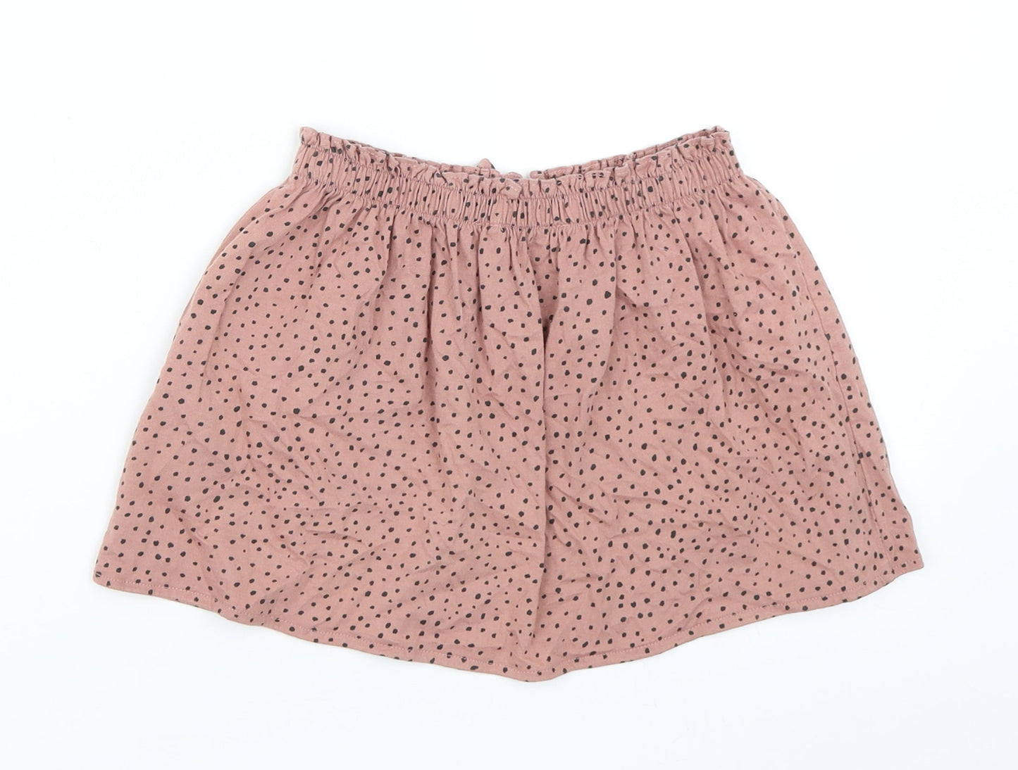 H&M Girls Pink Polka Dot  Skater Skirt Size 2-3 Years