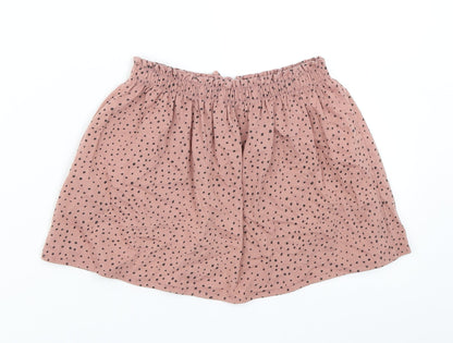 H&M Girls Pink Polka Dot  Skater Skirt Size 2-3 Years