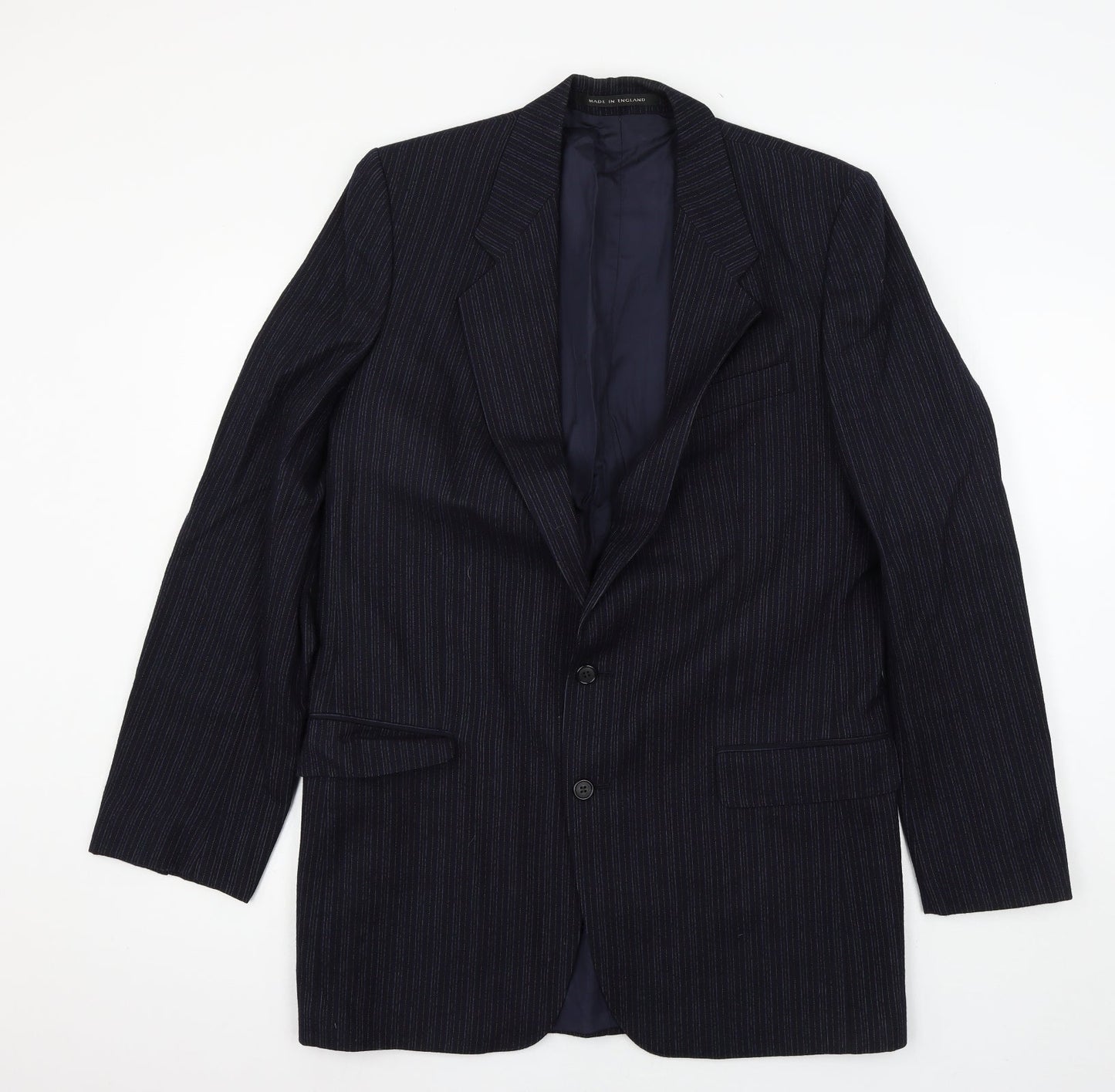 Mens UK Size M Burton Regular Blue Suit Jacket