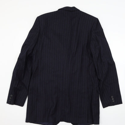 Mens UK Size M Burton Regular Blue Suit Jacket