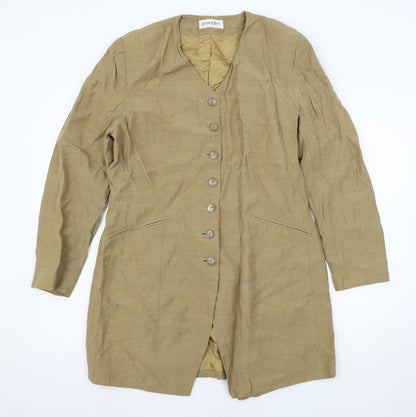 Principles Womens Brown   Biker Coat Size 14