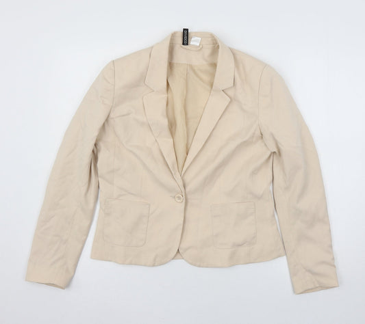 Divided by H&M Womens Pink   Jacket Blazer Size 14