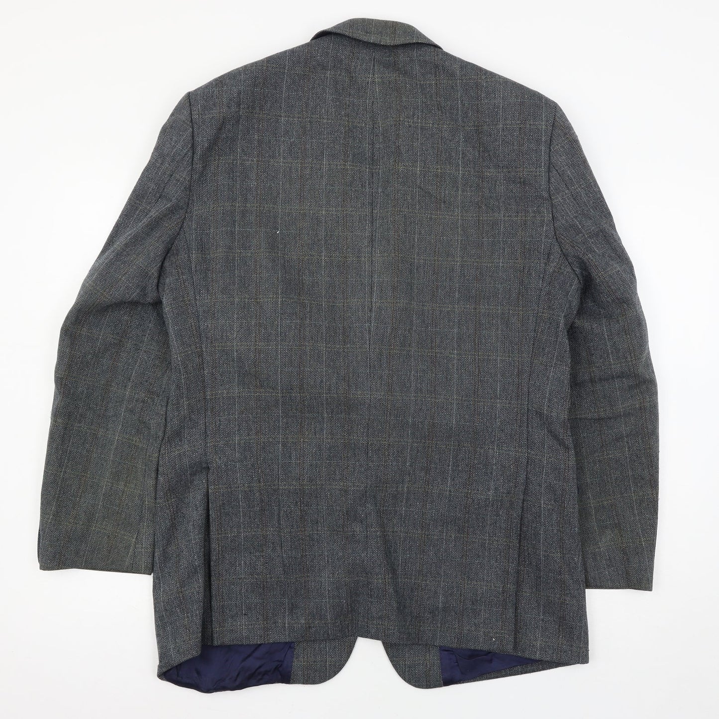 Mens UK Size L Greenwoods Regular Blue Suit Jacket