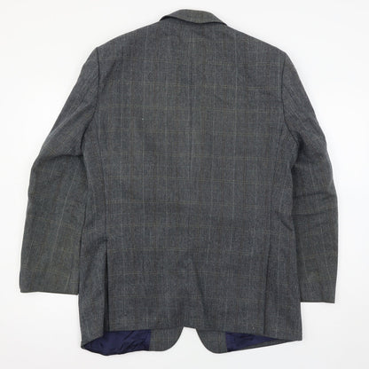 Mens UK Size L Greenwoods Regular Blue Suit Jacket