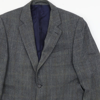 Mens UK Size L Greenwoods Regular Blue Suit Jacket