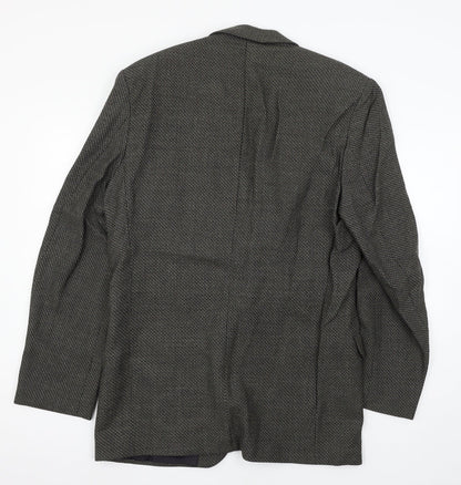 Mens UK Size L Scott International Regular Brown Suit Jacket