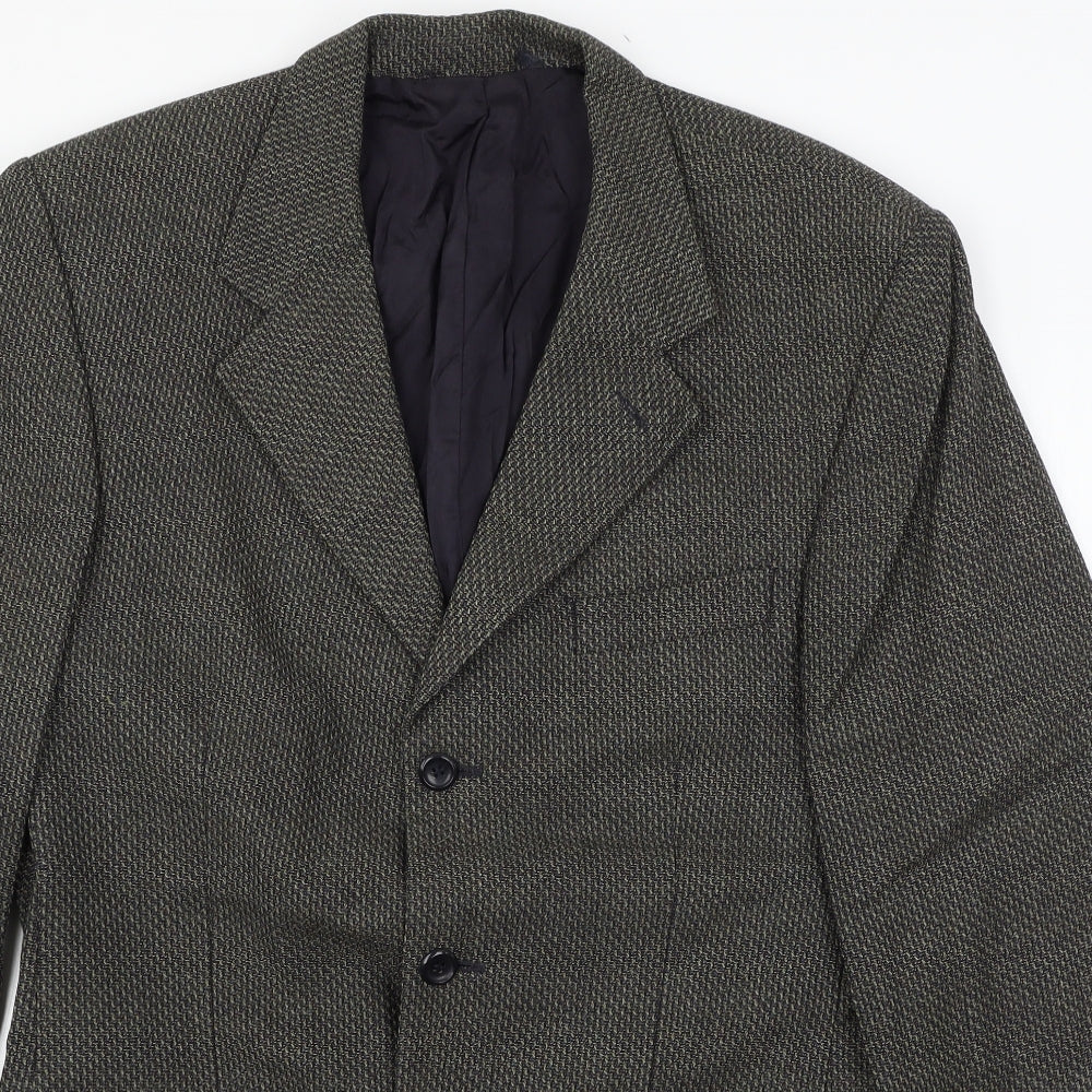 Mens UK Size L Scott International Regular Brown Suit Jacket