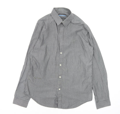 Mens UK Size M Burton Multicoloured  Button-Up Long Sleeve Casual Shirt