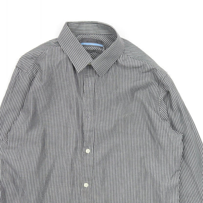Mens UK Size M Burton Multicoloured  Button-Up Long Sleeve Casual Shirt