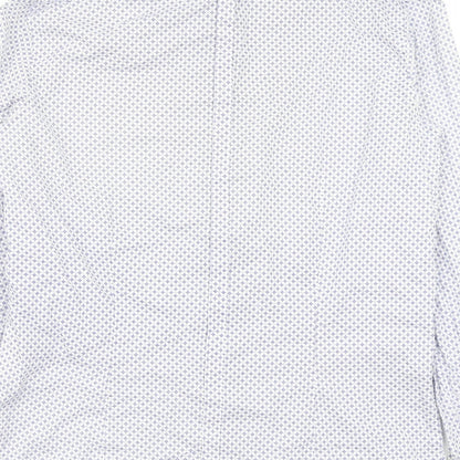 Mens UK Size L Politix Multicoloured  Button-Up Long Sleeve Casual Shirt