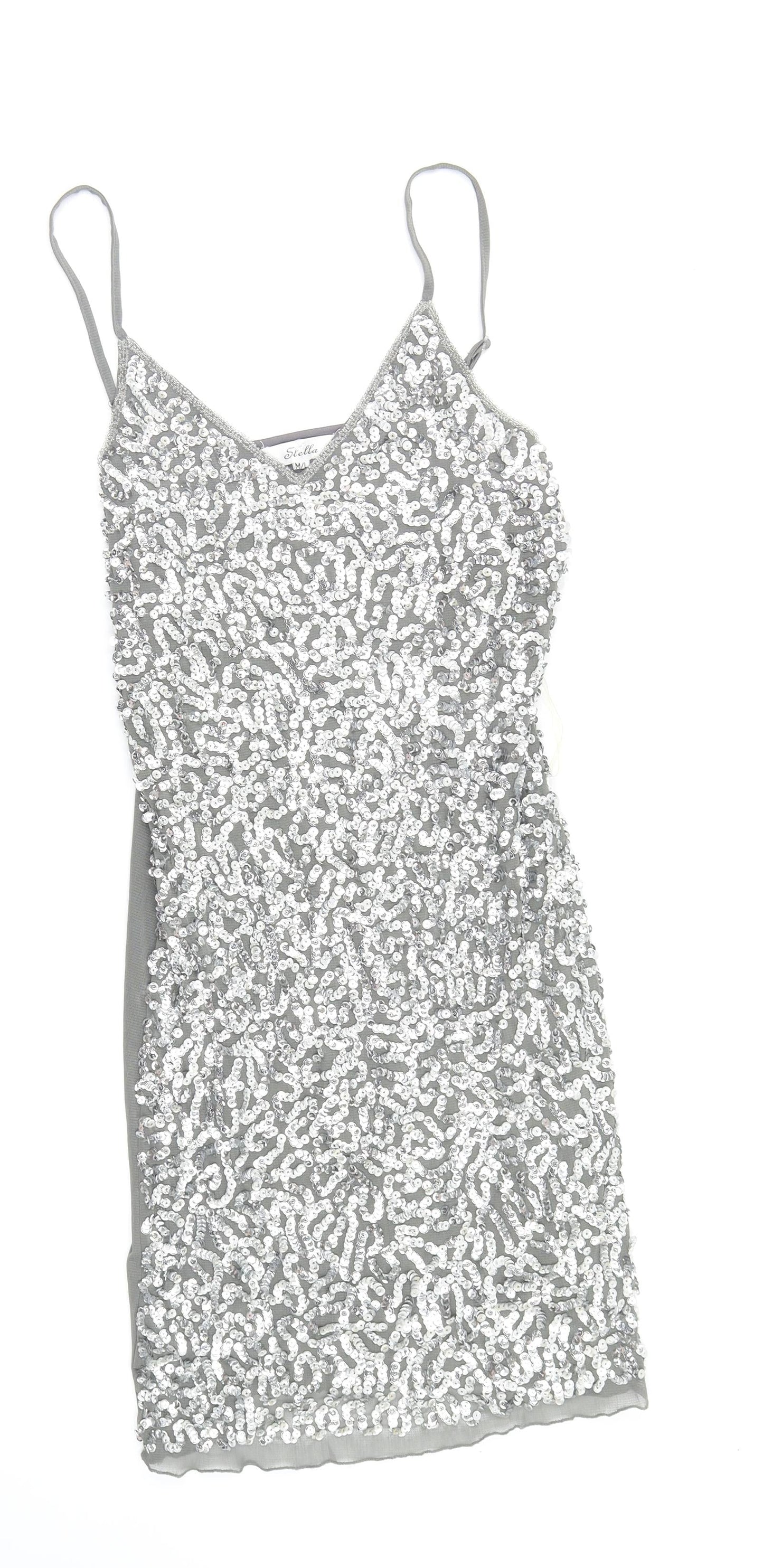 Stella Womens Grey   Fit & Flare  Size S