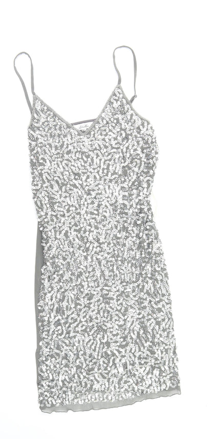 Stella Womens Grey   Fit & Flare  Size S