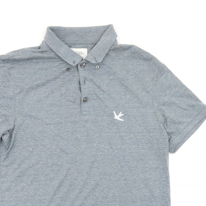 burton menswear Mens Grey    Polo Size S