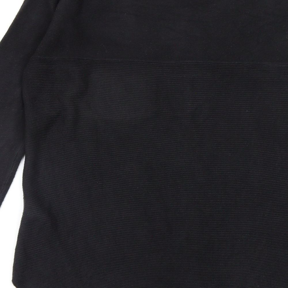 Womens UK Size M New Look Black Pullover Jumper