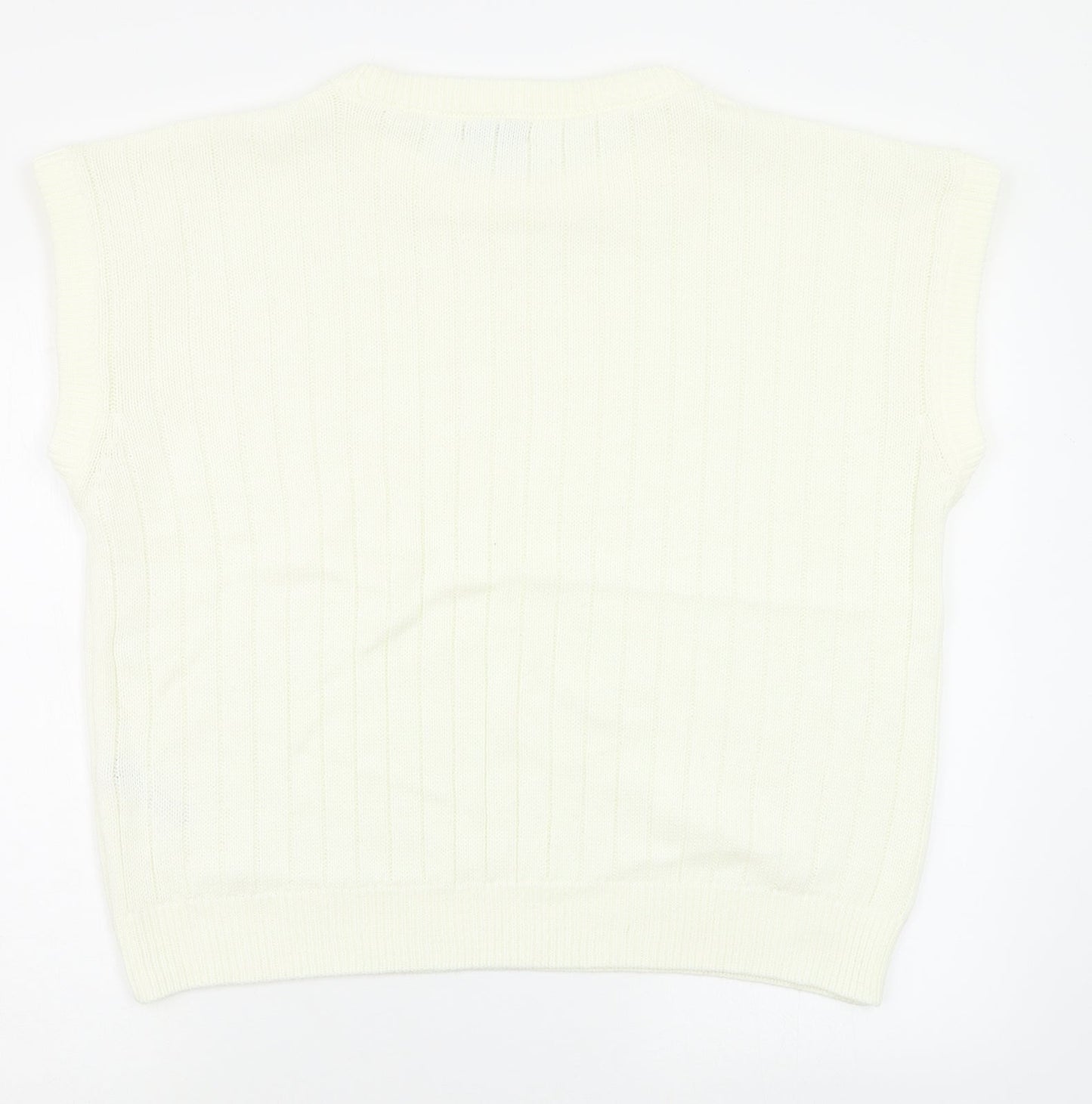 Womens UK Size 14 In the Style White Pullover Jumper