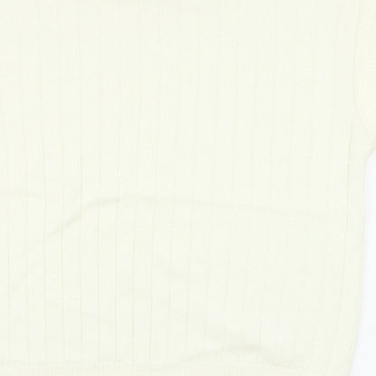 Womens UK Size 14 In the Style White Pullover Jumper