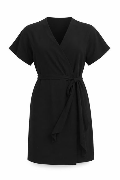 Front view of Asda George women’s black fit & flare, size UK 10