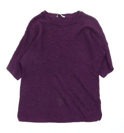 Asda George Womens Purple   Basic T-Shirt Size M