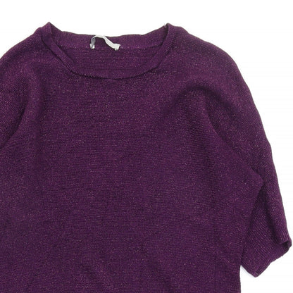 Asda George Womens Purple   Basic T-Shirt Size M