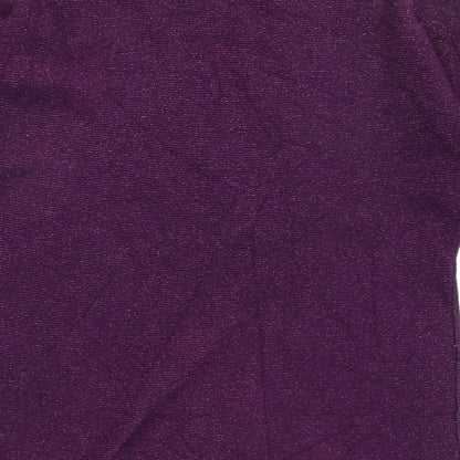 Asda George Womens Purple   Basic T-Shirt Size M