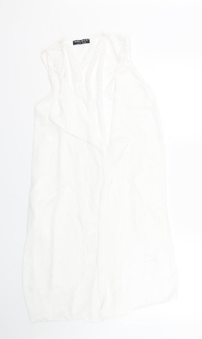 Select Womens White   Kimono Blouse Size 12
