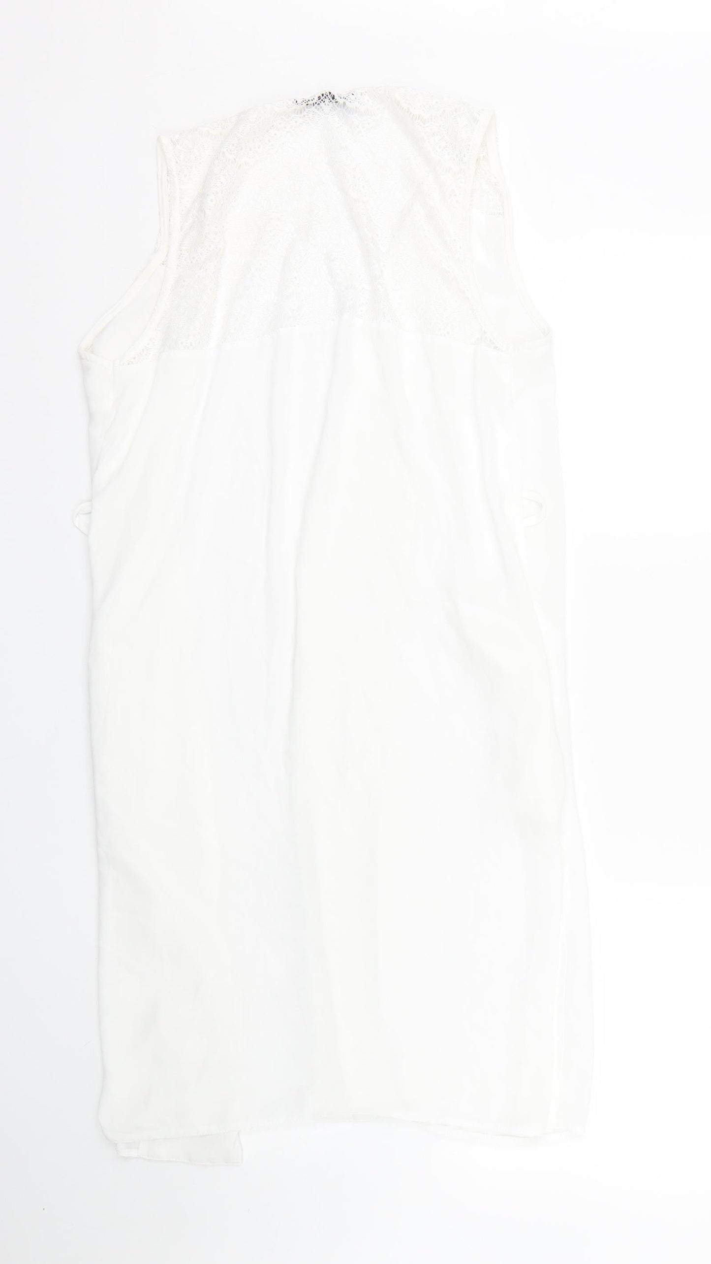Select Womens White   Kimono Blouse Size 12