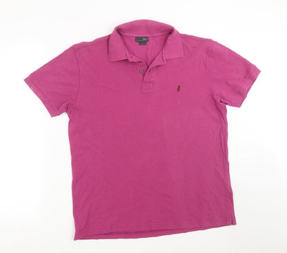 MCS Mens Purple    Polo Size L
