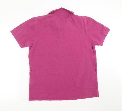 MCS Mens Purple    Polo Size L