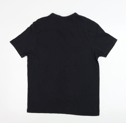 George  Mens Black    T-Shirt Size M