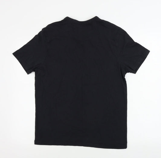 George  Mens Black    T-Shirt Size M