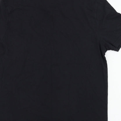 George  Mens Black    T-Shirt Size M
