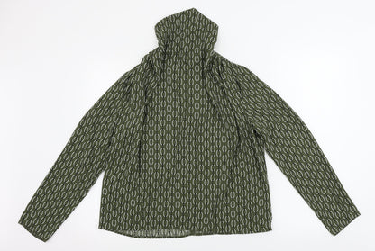 Primark  Womens Green Geometric  Basic Blouse Size 10