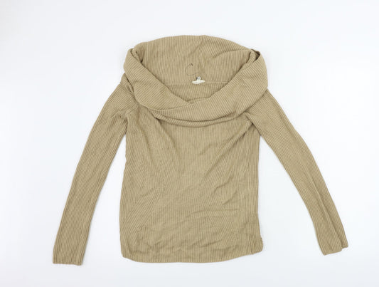 Womens UK Size 8 River Island Beige Pullover Jumper