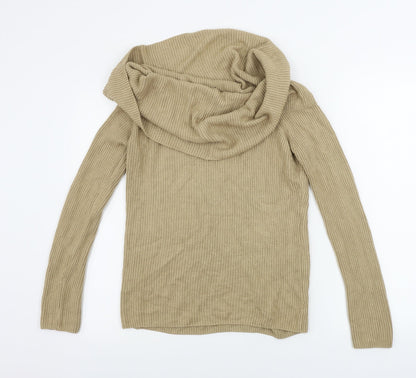 Womens UK Size 8 River Island Beige Pullover Jumper