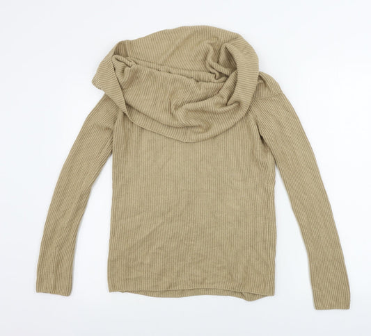 Womens UK Size 8 River Island Beige Pullover Jumper