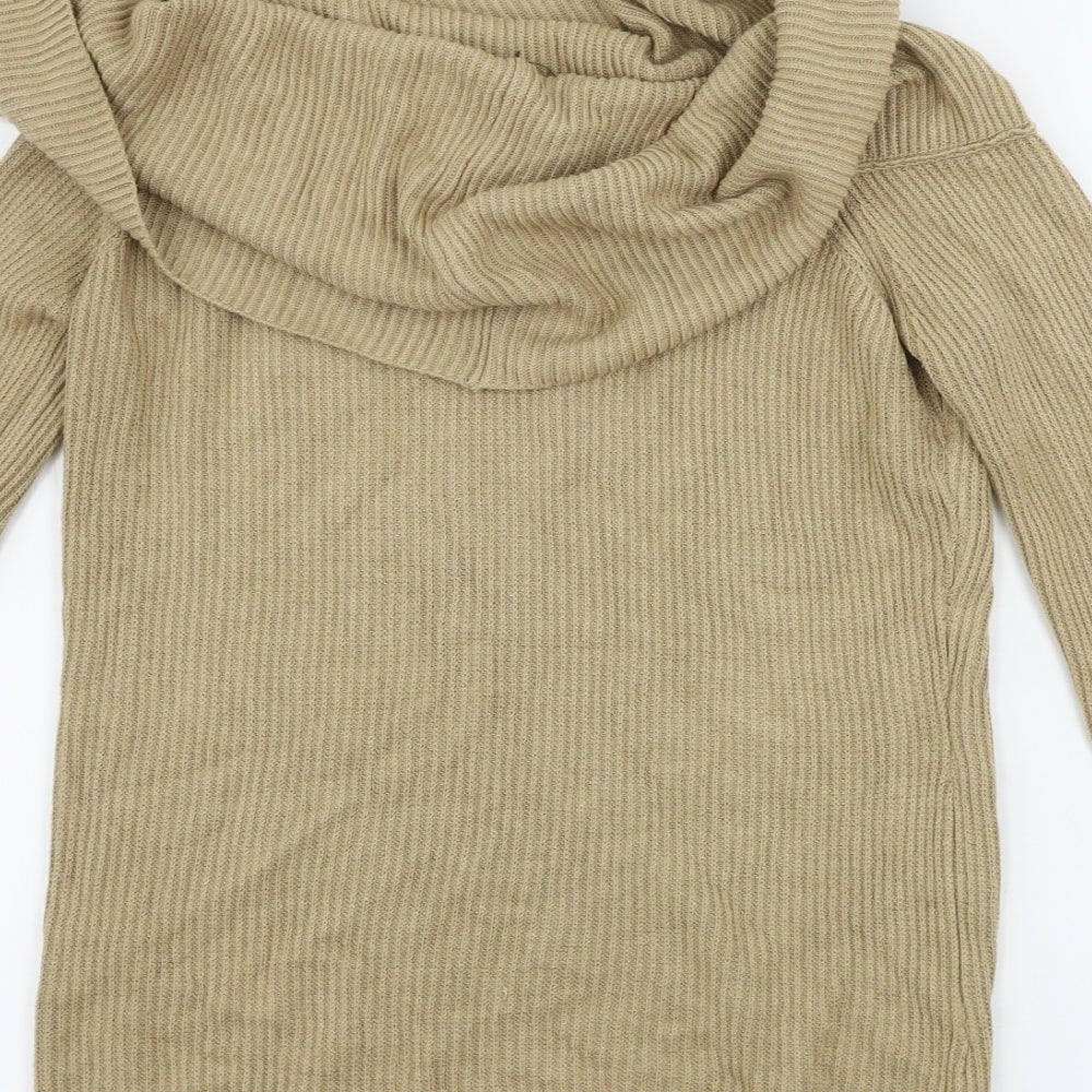 Womens UK Size 8 River Island Beige Pullover Jumper
