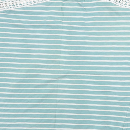 Primark   Womens Blue Striped  Basic T-Shirt Size XL