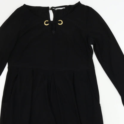 Preworn  Womens Black   A-Line  Size 10