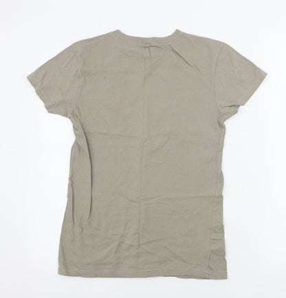 Blue Cherry  Womens Brown   Basic T-Shirt Size S