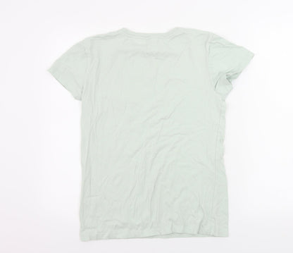 Blue Cherry   Womens Green   Basic T-Shirt Size S
