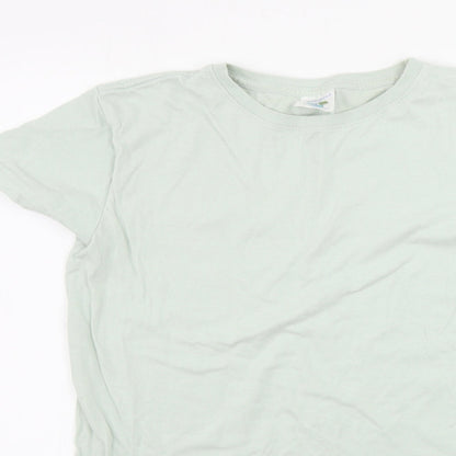 Blue Cherry   Womens Green   Basic T-Shirt Size S