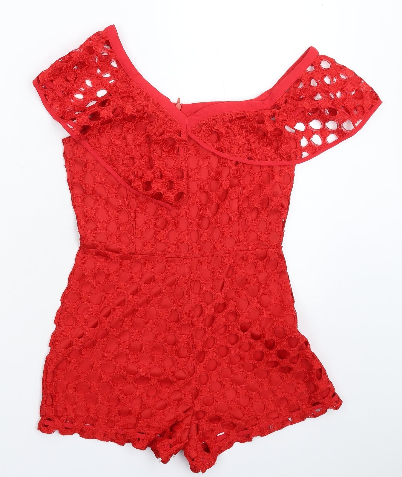 Missguided Womens Red   Jumpsuit One-Piece Size 6 L3 in