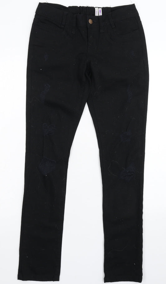 New Look Womens Black  Denim Skinny Jeans Size 8 L30 in