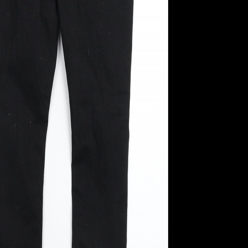 Denim & Co. Womens Black  Denim Skinny Jeans Size 8 L28 in
