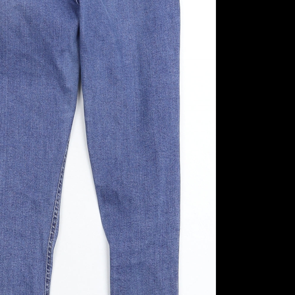Topshop Womens Blue  Denim Skinny Jeans Size 30 in L25 in