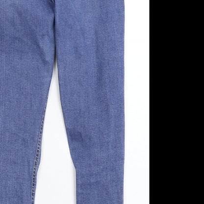Topshop Womens Blue  Denim Skinny Jeans Size 30 in L25 in