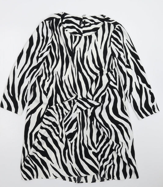 Preworn Womens Multicoloured Animal Print  Mini  Size 12
