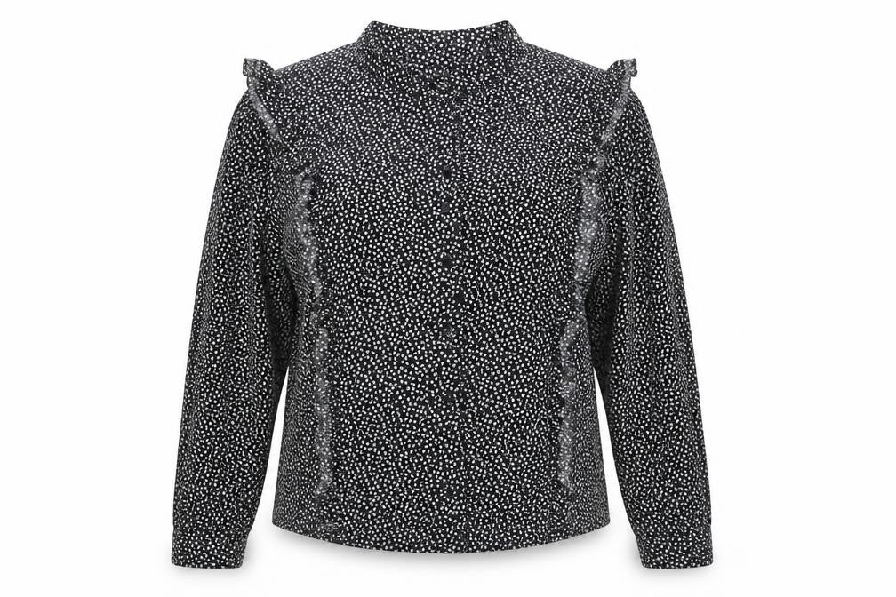 Womens UK Size 16 Marks and Spencer Black Basic Button-Up