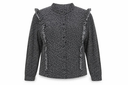 Womens UK Size 16 Marks and Spencer Black Basic Button-Up