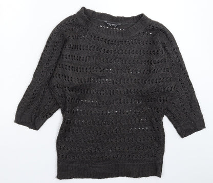 Womens UK Size 10 Select Grey Pullover Jumper